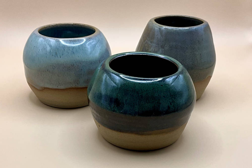 Round vases